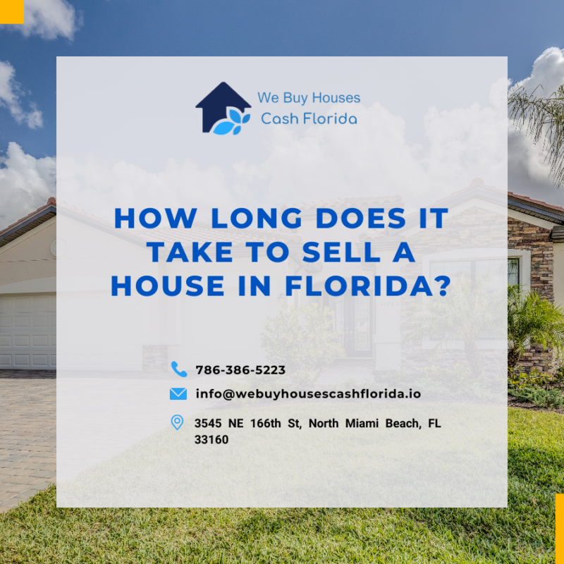 how long does it take to sell a house in florida