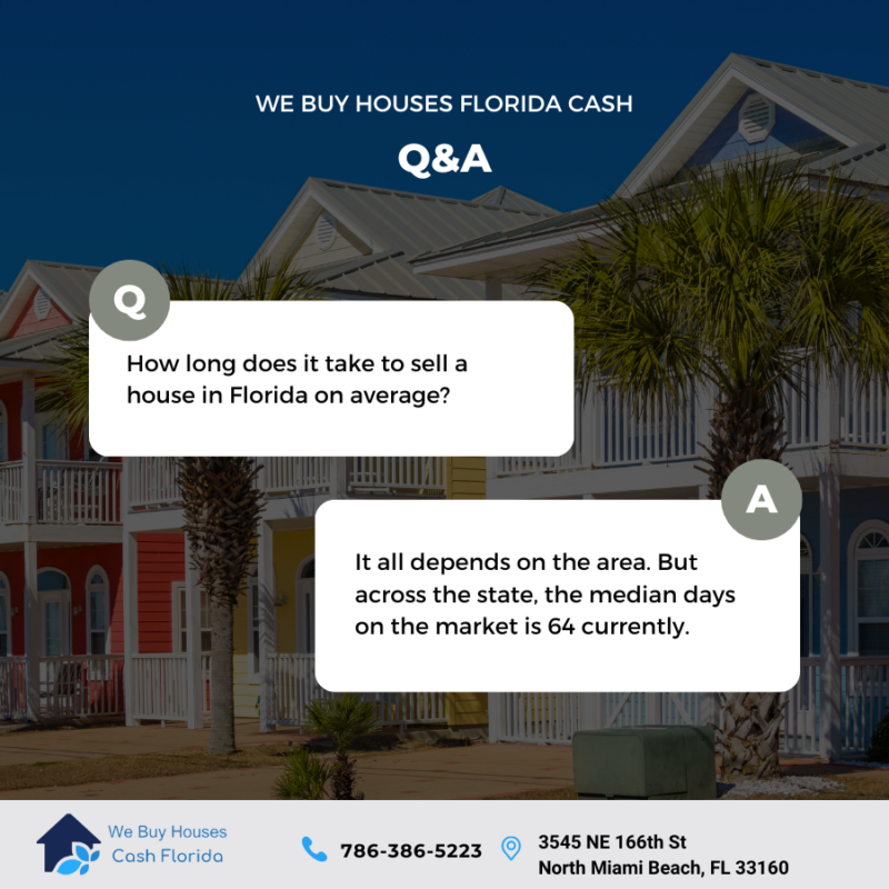 how long does it take to sell a house in florida on average