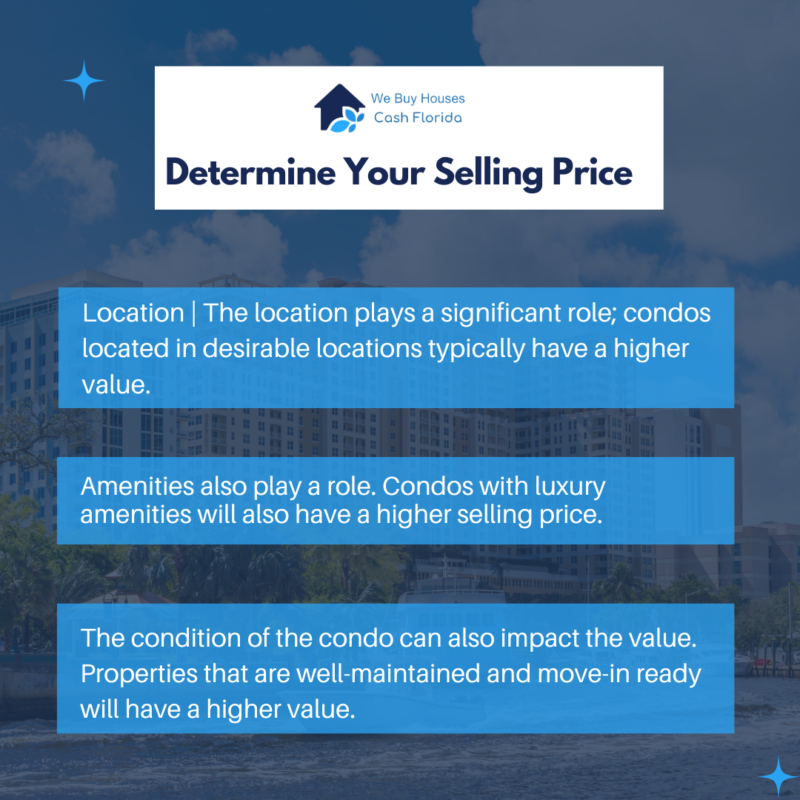 how to sell your condo quickly in florida tip 1 determine your selling price